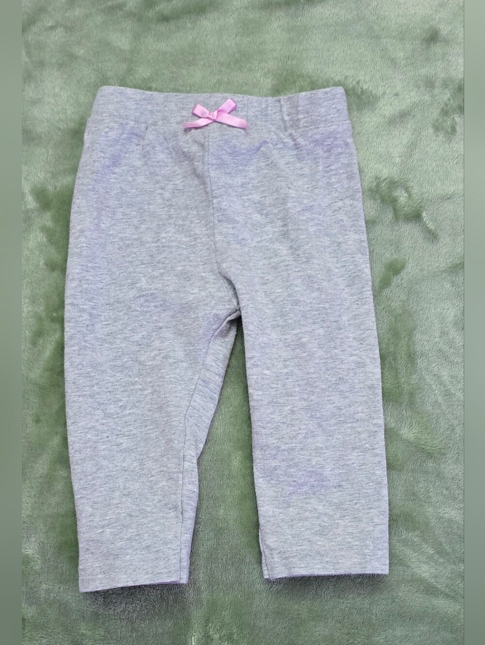 Gray Girls Leggings- Size 6-9 Months